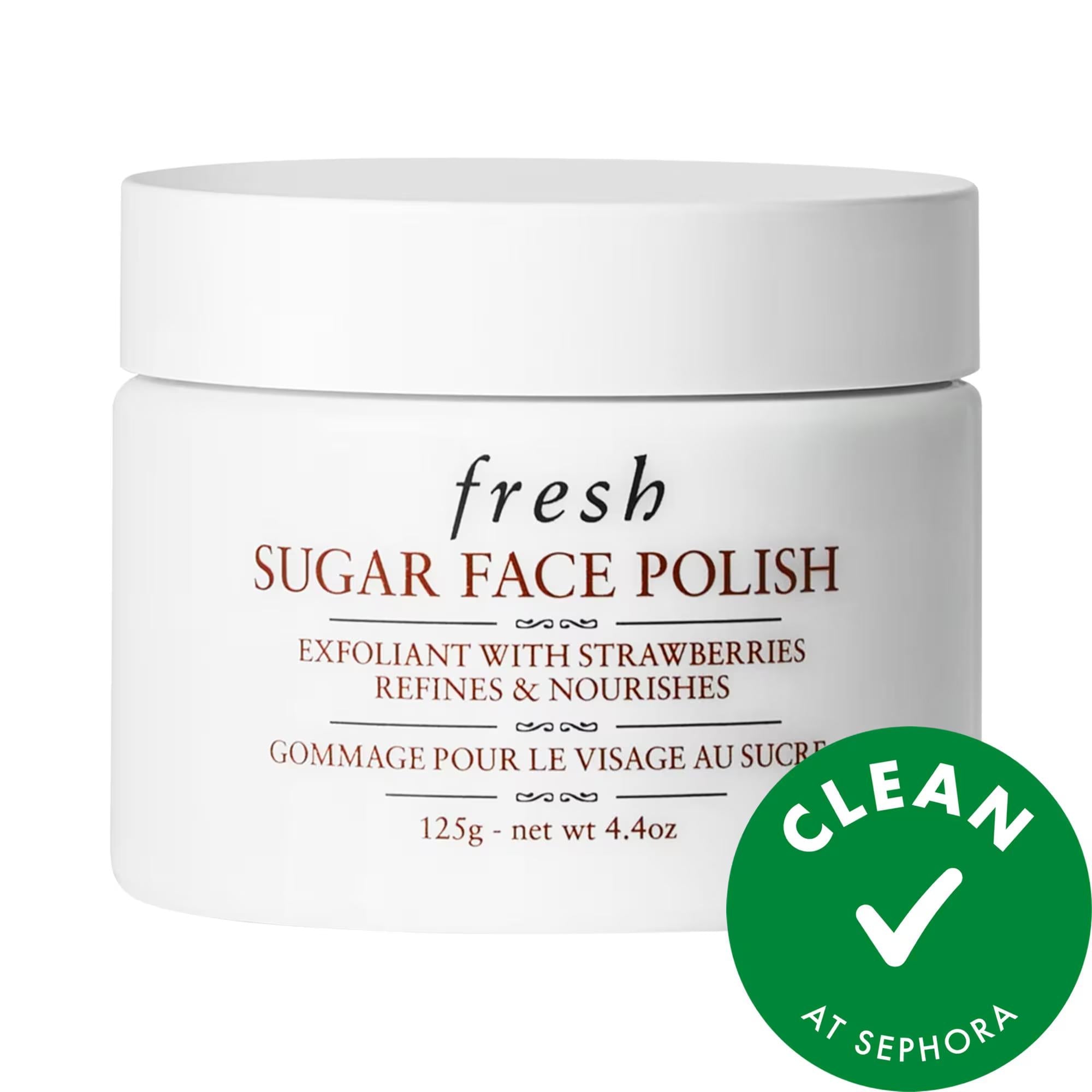 Sugar Face Polish Exfoliator & Mask by Sugar - Natural Brown Sugar Scrub for Glowing Skin, Gentle Exfoliation, Hydrating Face Mask