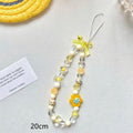 Beaded Flower Phone Lanyard Jewelry Hand Rope