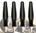Newest 4x Universal Flowing LED Motorcycle Turn Signals
