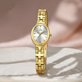 Affordable Luxury Quartz Watch With A Steel Bracelet For Women