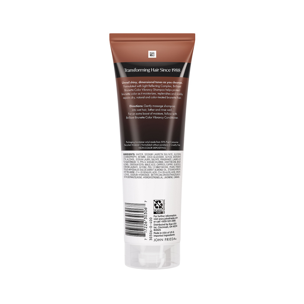 John Frieda Brilliant Brunette Color Revitalizing Shampoo 250ml