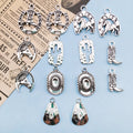 Denim Series Silver Alloy Pendant