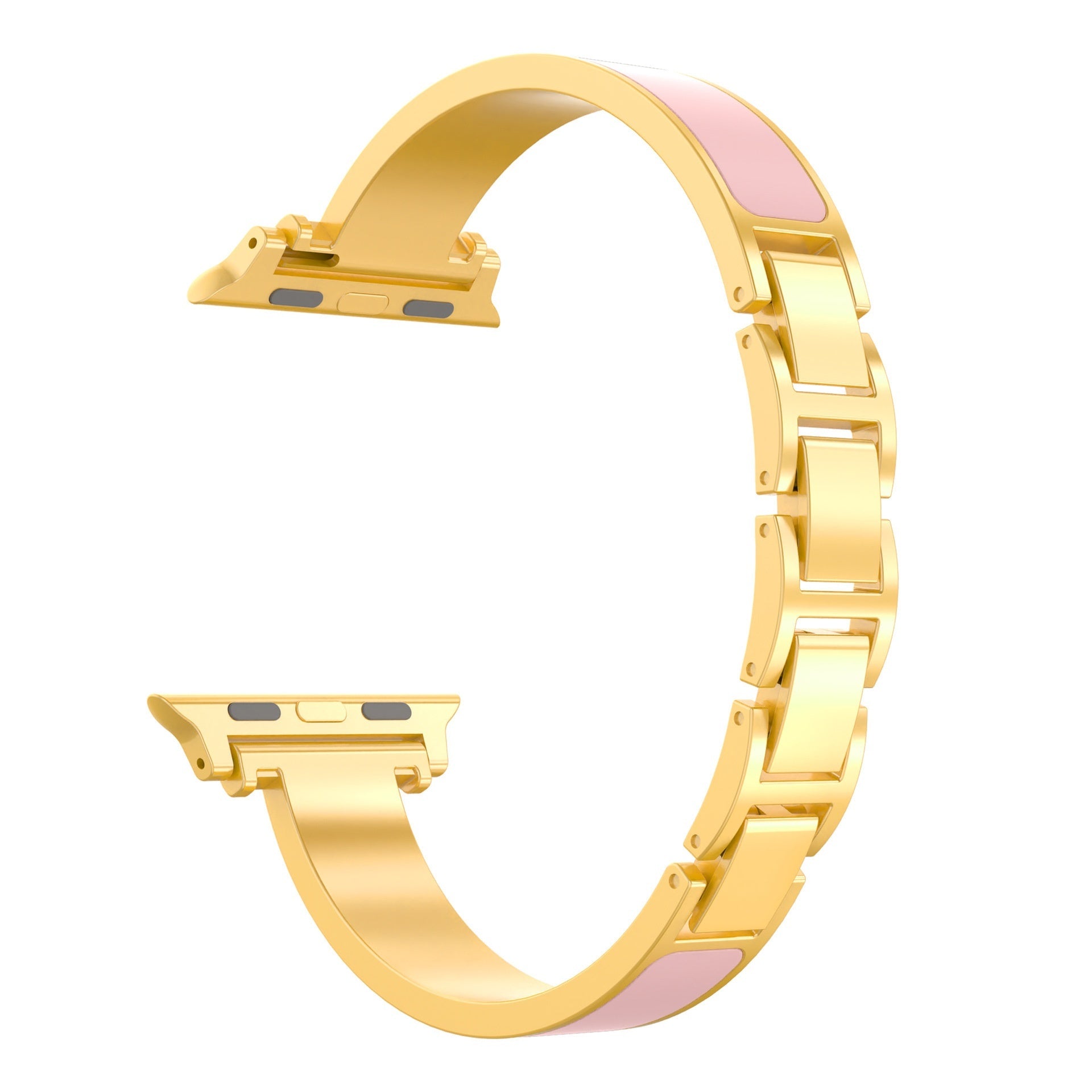 Chanel-style Bracelet-style Metal-link Watch Strap
