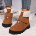 Female Fashion Velvet Padded Thick Cotton Shoes