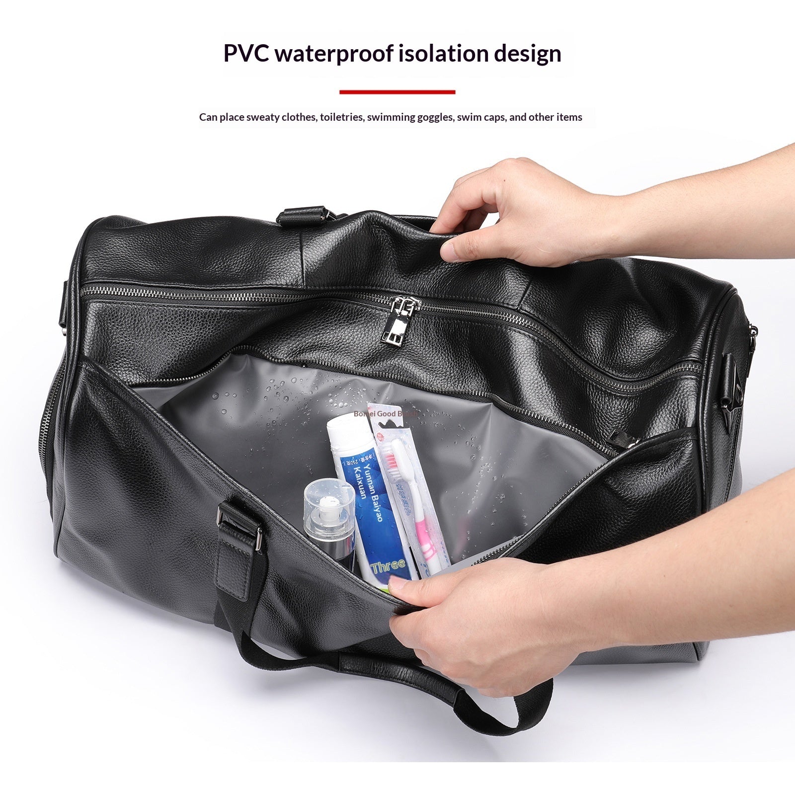 Mens Large-Capacity Waterproof Outdoor Duffel Bag