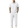 Mens Loose-fitting Top And Trousers Set