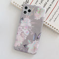 Laser Flowers Mobile Phone Silicone Soft Case