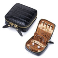 Pattern High Appearance Jewelry Box Genuine Leather Portable