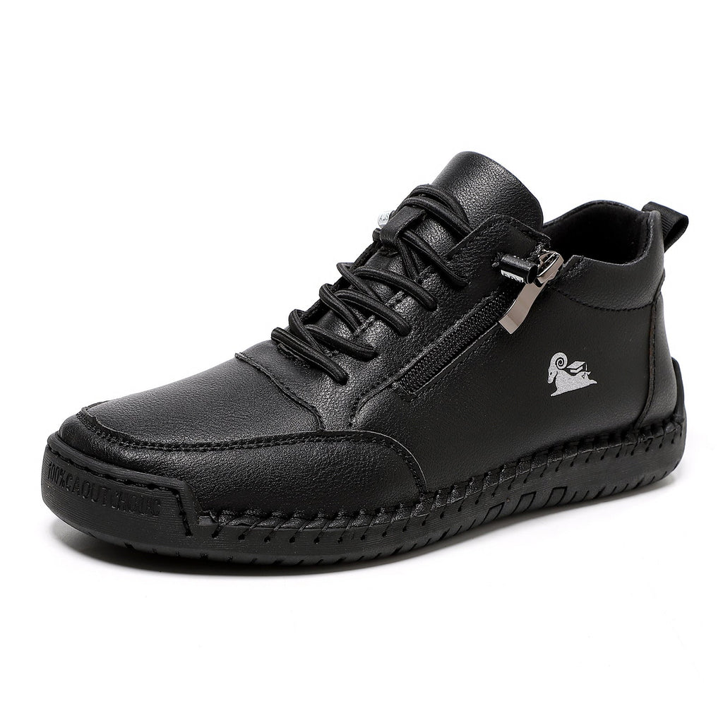 Hand-stitched Womens Shoes Soft Sole Flat Casual
