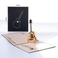 3D Guitar Birthday Greeting Card