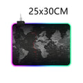 RGB Luminous Mouse Pad Gift Thickened With Lock Edge Colorful Lighting Mode