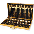 36-Piece Stainless Steel Tableware Set Gift Box