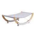 Solid Wood Cat Rocking Hammock Dual Purpose