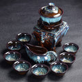 Kiln Stone Mill Anti-Scalding Silver Tea Set