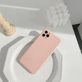 Simple Silicone Solid Color Phone Case