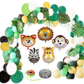 Green Forest Animal Balloon Party Decoration