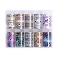 Ins Classic Manicure Nail Sticker Snake Star Set