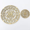 Wooden Geometric Wall Art, Meditation Decor