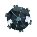 Wall-Mounted Rotating Grain Dispenser for Kitchen