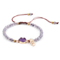 New Cross-Border Jewelry 4Mm Faceted Stone Bracelet Hand-Woven Stone Bracelet