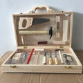 Children’s Wooden Toolbox Toy Set – Multi-Purpose Maintenance & Assembly