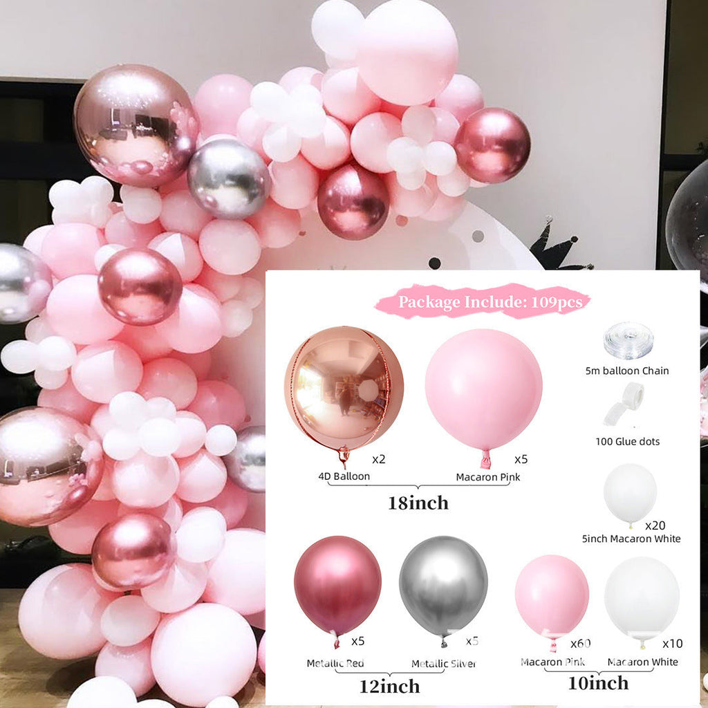 Rose Gold Balloon Set: Baby Birthday to Wedding