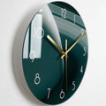 Luxury Silent Glass Wall Clock Living Room Decor