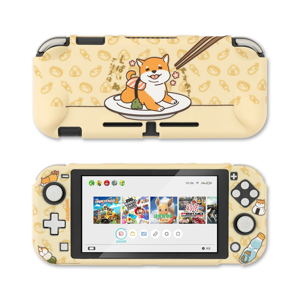 Sea Otter Switch Protective Shell PC Hard Cover Back Grip Housing NS Lite Controller Case Box For Nintendo Switch Accessories