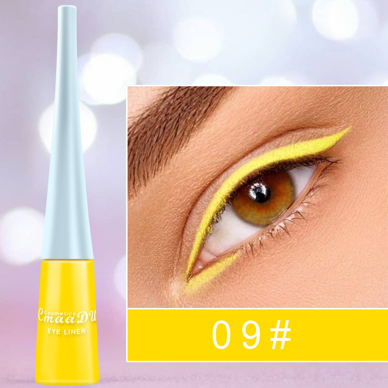 17-Color Matte Liquid Eyeliner: Quick-Drying, Long-Lasting, Non-Blooming
