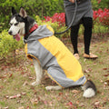 Color Block Cloak Big Dog Raincoat Outdoor Breathable Dog Jacket