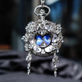 Ya Gray Butterfly & Wu Gray Butterfly Creative Pocket Watch Chain, Retro Pendant Watch