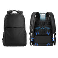 Black Technology Ice Cooling Backpack With USB Powerful Airflow Circulation For 18L Large Capacity Travel Commute Business Trip Men's Essential Breathable Mesh Anti-Sweat Multi-Compartment Storage