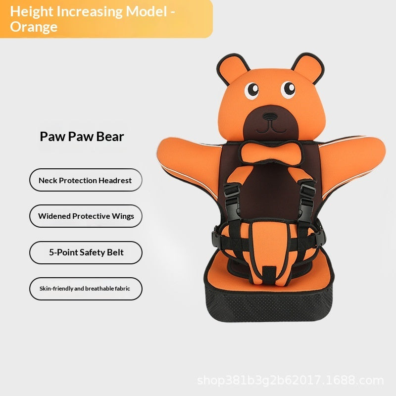Infant Safe Seat Mat Portable Baby Safety Seat Children's Chairs Updated Version Thickening Sponge Kids Car Stroller Seats Pad