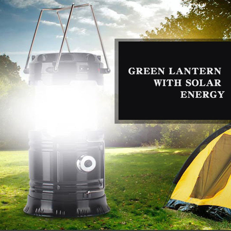 Solar Telescopic Camping Lantern with Multi-Functionality