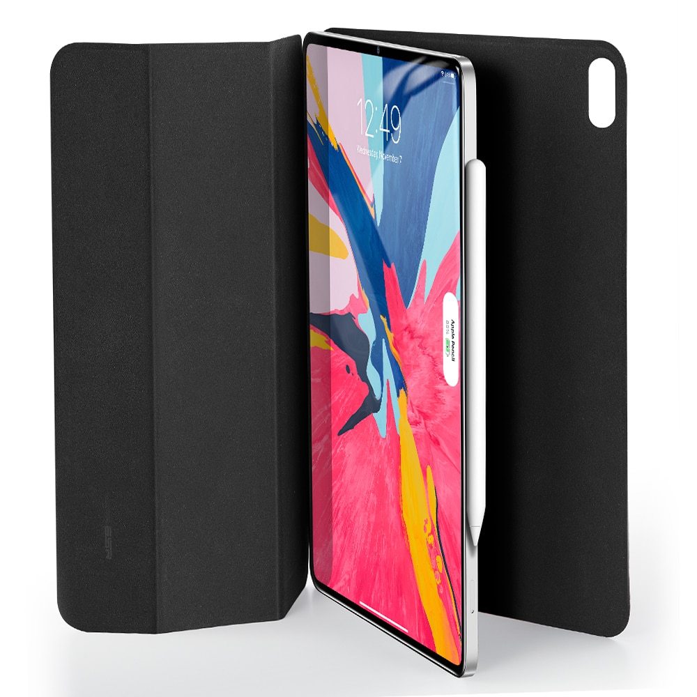 Magnetic Smart Case for iPad Pro 11 - Trifold Stand, Rubberized Cover