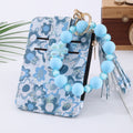 Multi-card Slot Zippered Coin Purse With A Tassel Charm