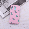 Painted dinosaur phone case