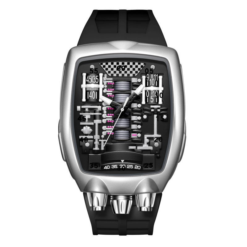 Engine Movement Mens Watch Brand Quartz Watch Fashionable And Distinctive