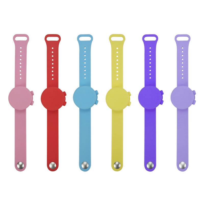 Outdoor Silicone Hand Sanitizer Bracelet Dispenser