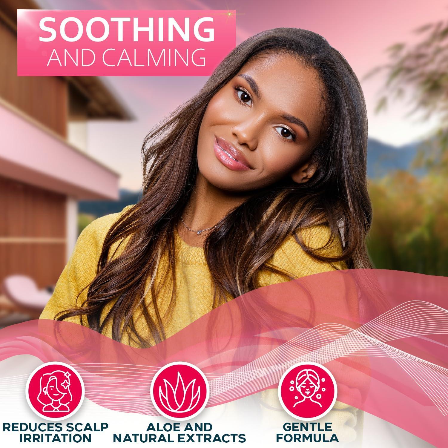 Rice Water Shampoo and Conditioner Set   Sulfate Free for Thin and Fine Hair