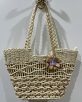 Hollowed-out fashion shoulder bag-Beige-Paper-40 * 11 *25cm-1 piece
