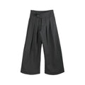Minimalist-style Mens Tapered Trousers With Double Pleats And A Soft