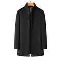 Winter Men's Detachable All-matching Thickened Cold-proof Wool Coat