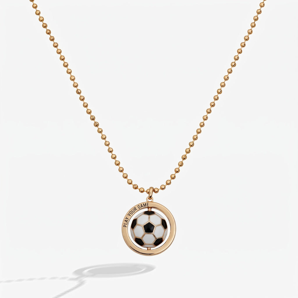 Football And Tennis Pendant Necklace For Women