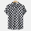 New Hawaiian 3D Printed Short Sleeve Shirt Men's Top