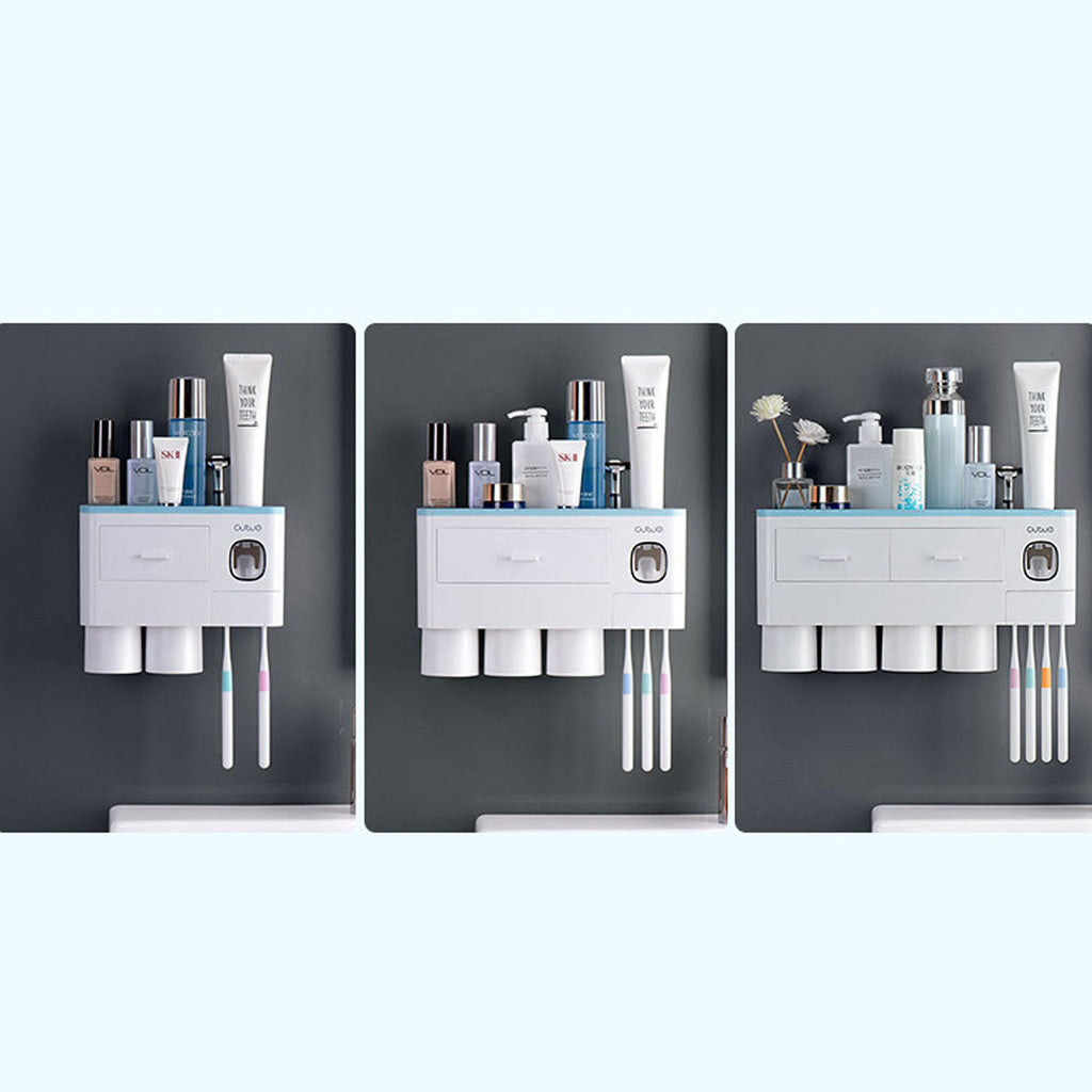 Magnetic Toothbrush Holder Storage Rack