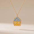 Gingerbread House Series Openable Pendant Necklace