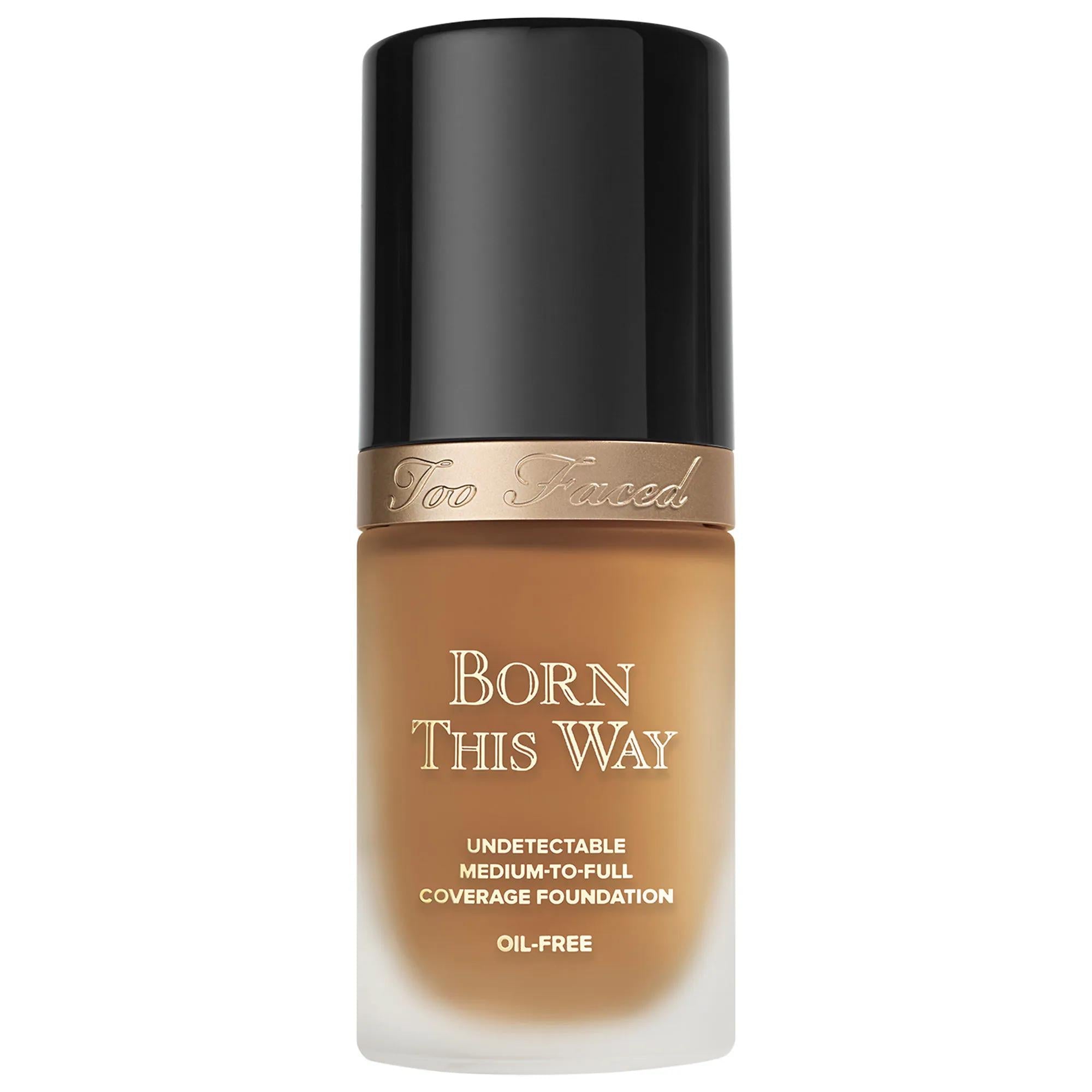 Too Faced Born This Way Natural Finish Longwear Liquid Foundation - Oil-Free, Vegan, Gluten-Free, Cruelty-Free Makeup