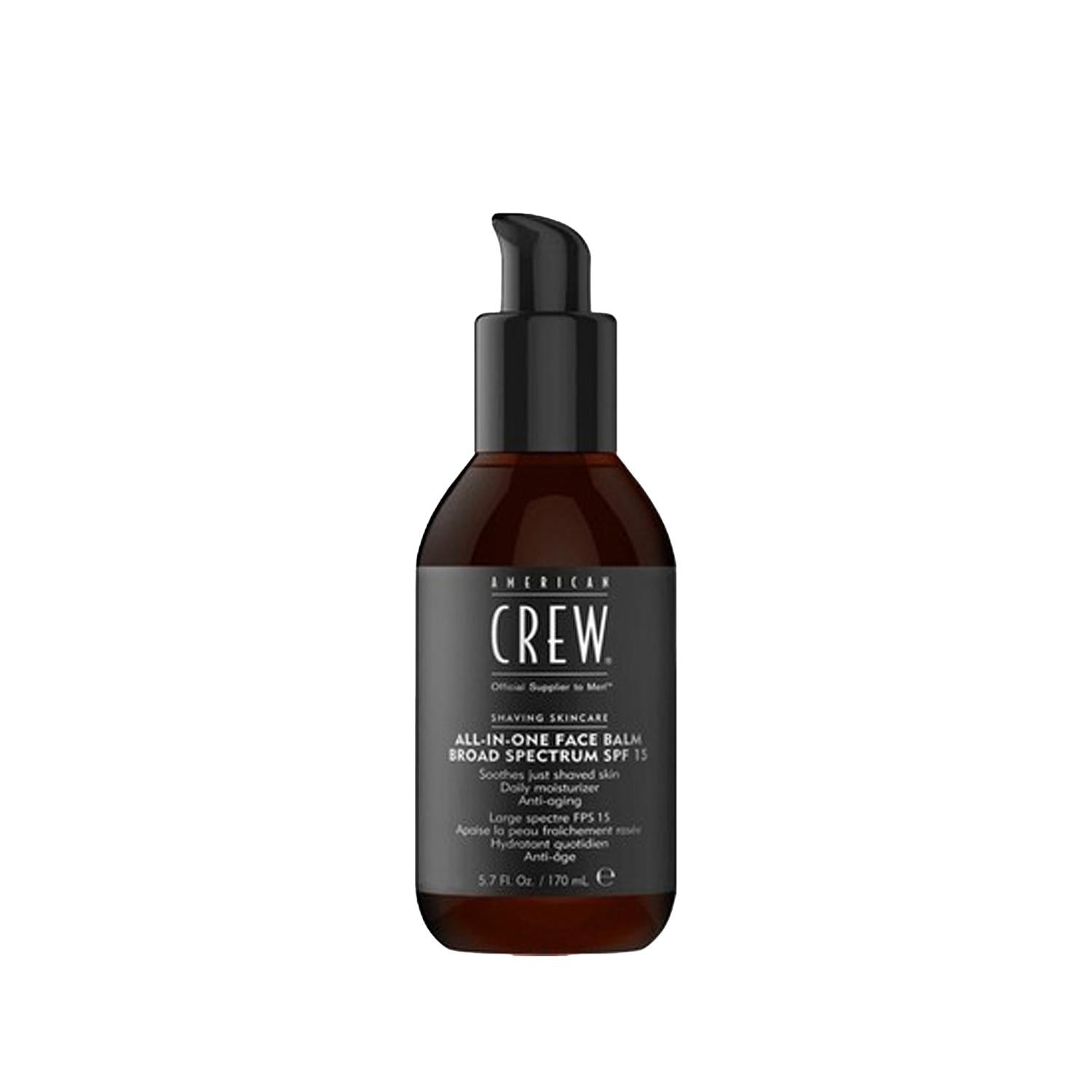 American Crew All-In-One After Shave Balm SPF 15 - Moisturizing, Sun Protection for Men