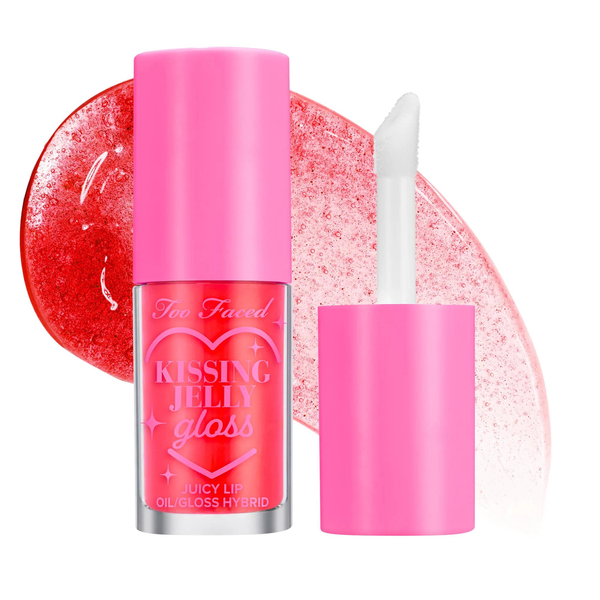 Kissing Jelly: Ultra-Hydrating, Non-Sticky Lip Oil Gloss | Vegan & Cruelty-Free for Soft, Sheer Color & 12-Hour Moisture